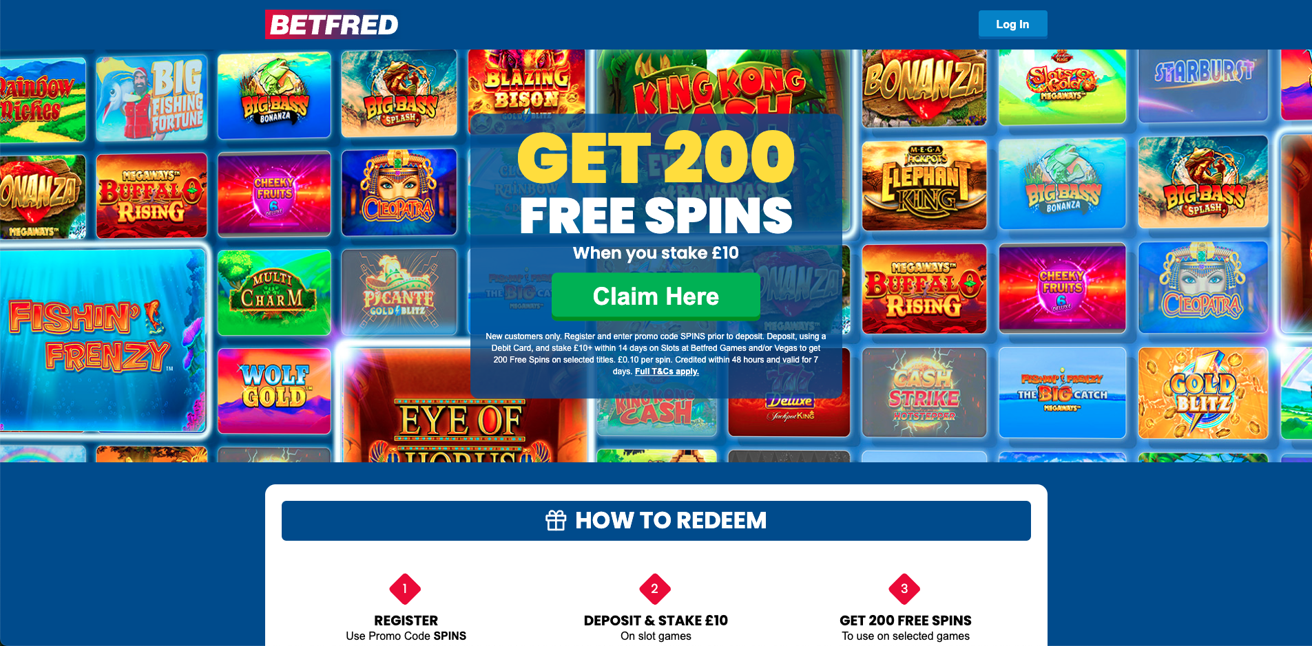 BetFred Games Screenshot